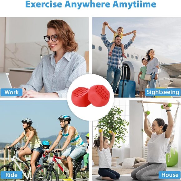 Jawline Exerciser Jaw Trainer & Cooling Ice Globes Facial Massager Multi Pack - Picture 16 of 16